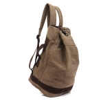 YH-1138 Vintage Blue Canvas Backpack Outdoor Travel Rucksack Camping School Hiking Bag